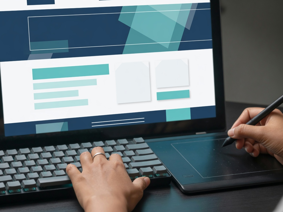 Custom website layout being designed by ZynVoss in Fort Pierce, FL