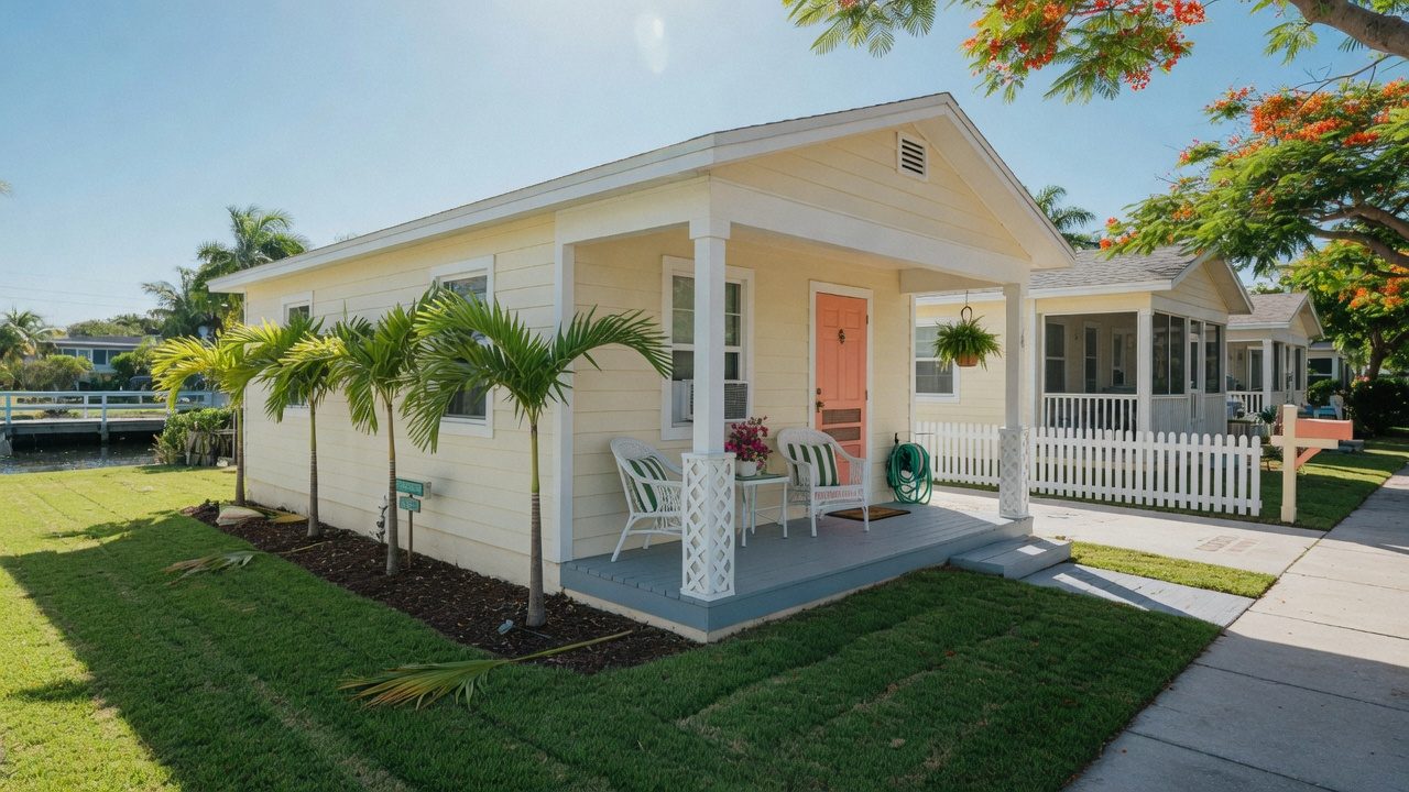 Small Florida house.